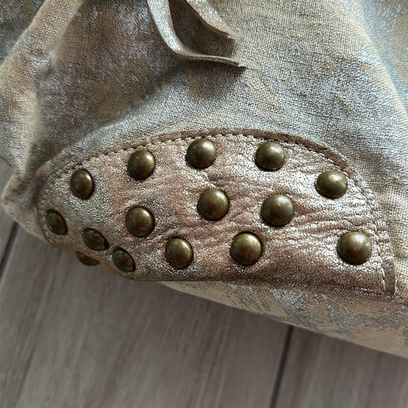 Ipa Nima Farrah Brushed Metallic Hobo Bag - Picture 11 of 17